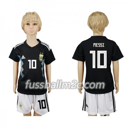 Fußballtrikots Argentinien Messi 10 Kinder Auswärts Trikotsatz WM 2018